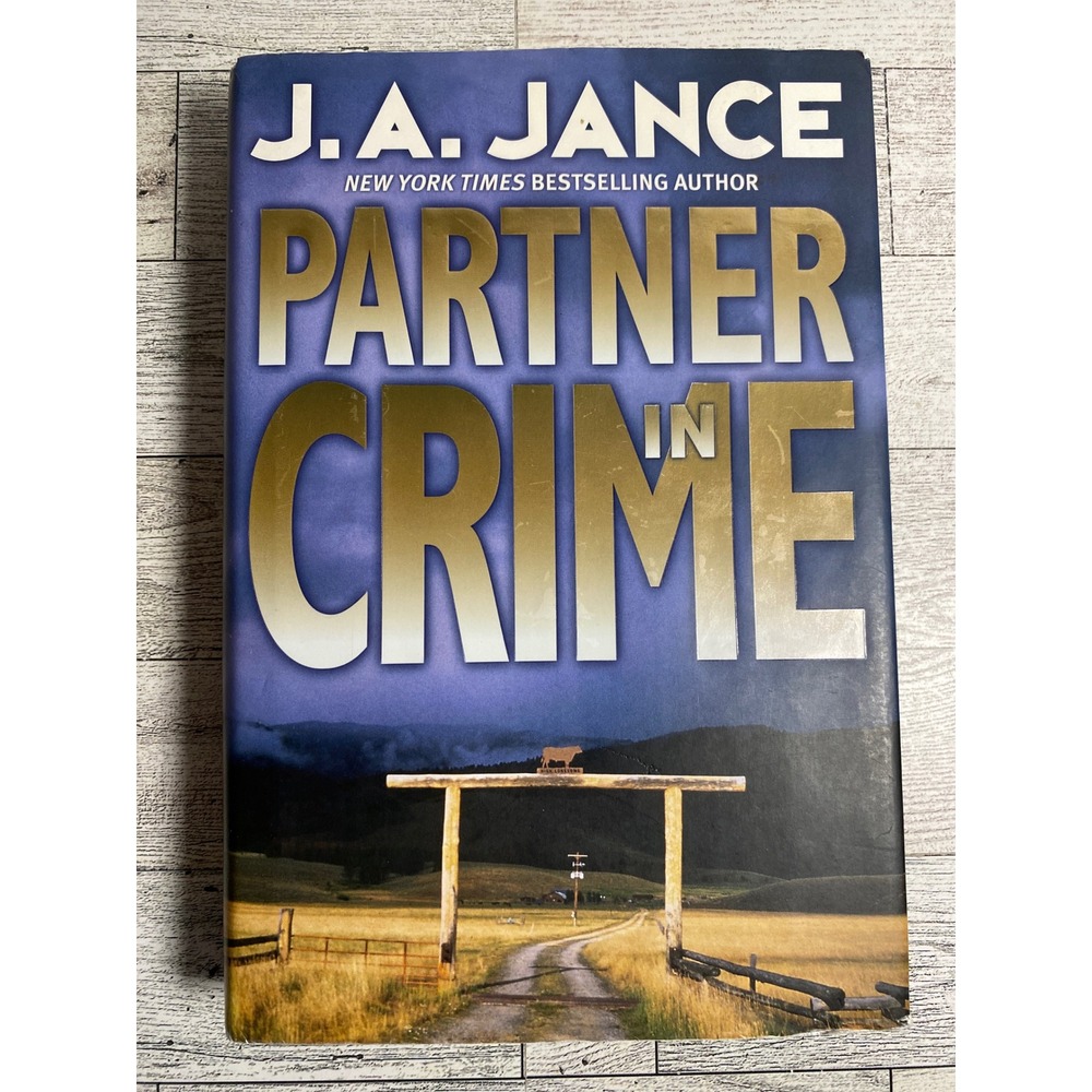Partner in Crime J.A. Jance 2002 Hardcover Mystery Novel FAIR